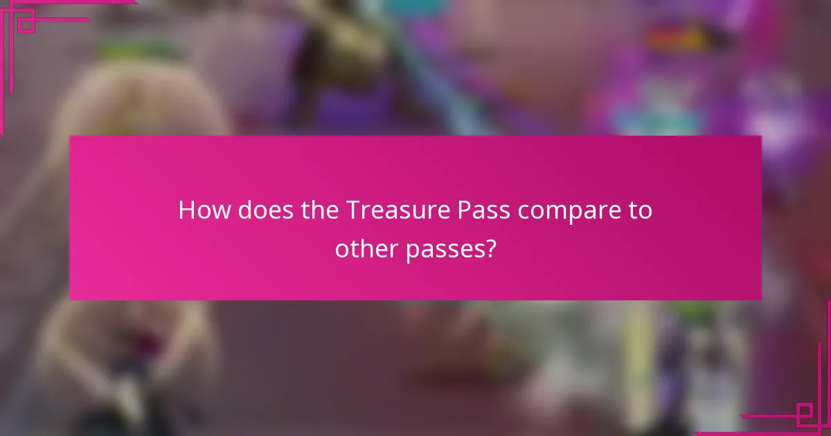 How does the Treasure Pass compare to other passes?